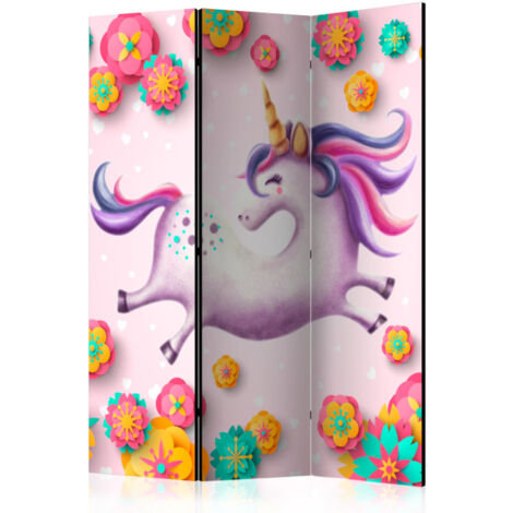 Paravent 3 Volets "Lithe Unicorn" 135x172cm (1/2)