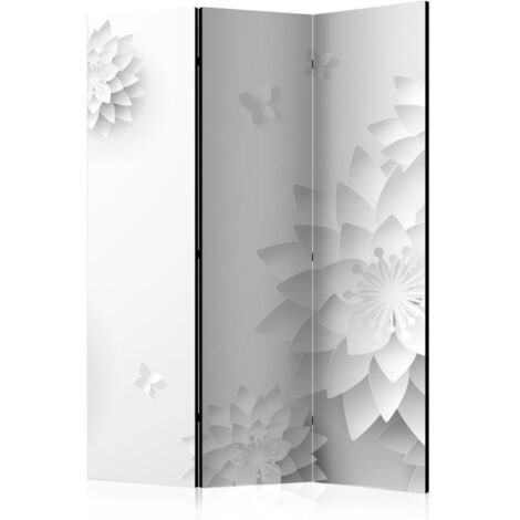 Paravent 3 Volets "Oriental Flowers" 135x172cm (1/2)
