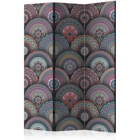 Paravent 3 Volets "Oriental Kaleidoscope" 135x172cm (1/2)