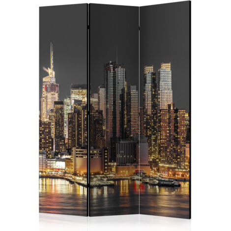 Paravent 3 Volets "New York at Twilight" 135x172cm (1/2)