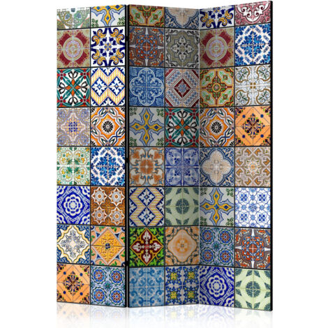 Paravent 3 Volets "Paravent : Mosaïque Colorée" 135x172cm (1/2)
