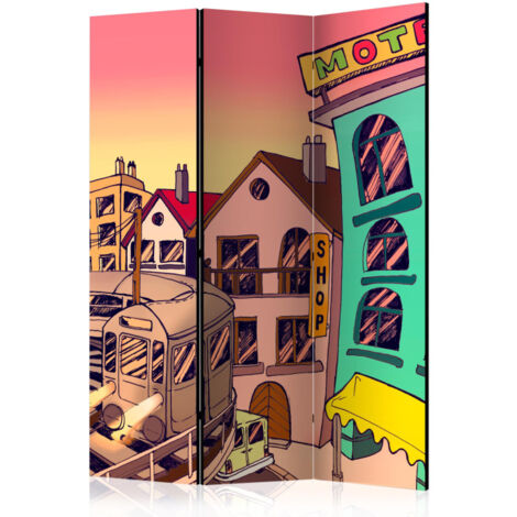 Paravent 3 Volets "Morning in a City" 135x172cm (1/2)
