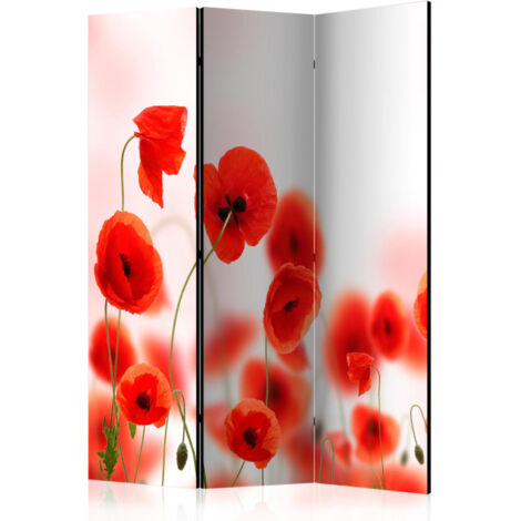 Paravent 3 Volets "Sleepy Poppy's Land" 135x172cm (1/2)