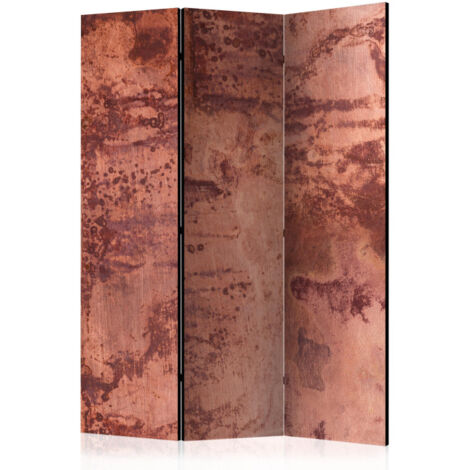 Paravent 3 Volets "Red Metal Sheet" 135x172cm (1/2)