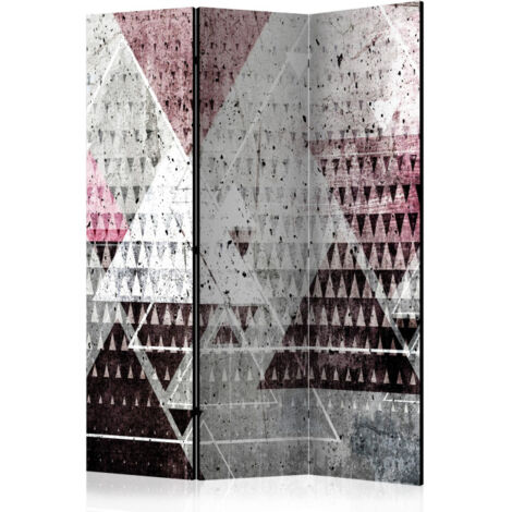 Paravent 3 Volets "Triangles" 135x172cm (1/2)