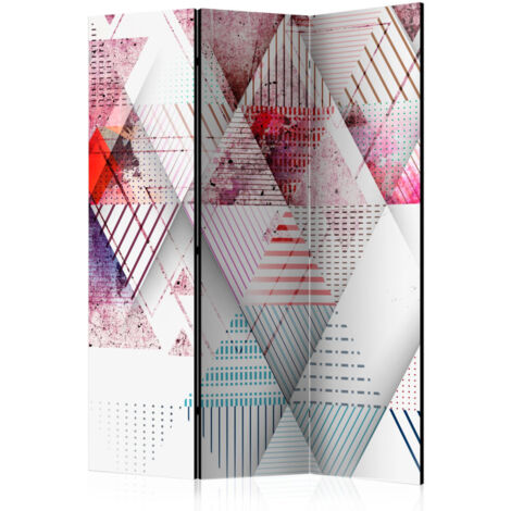 Paravent 3 Volets "Triangular World" 135x172cm (1/2)