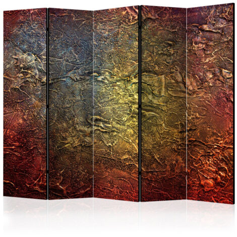 Paravent 5 Volets "Red Gold" 172x225cm (1/2)
