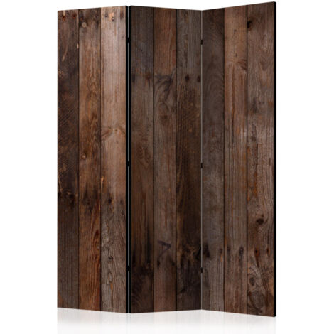 Paravent 3 Volets "Wooden Hut" 135x172cm (1/2)
