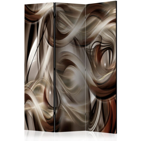Paravent 3 Volets "Brown Revelry" 135x172cm (1/2)