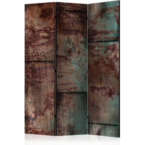 Paravent 3 Volets "Dark Metal Sheet" 135x172cm (1/2)
