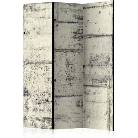 Paravent 3 Volets "Love the Concrete" 135x172cm (1/2)