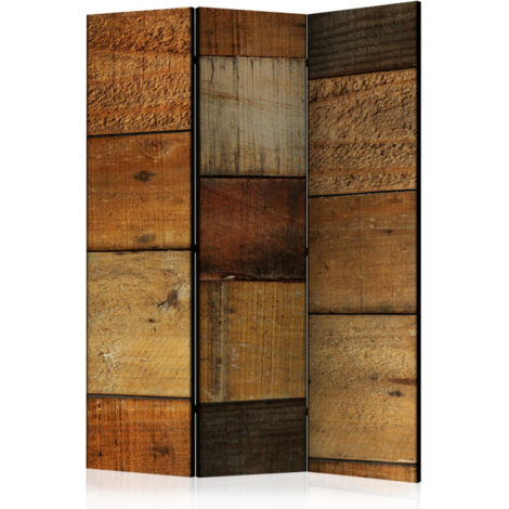 Paravent 3 Volets "Wooden Textures" 135x172cm (1/2)
