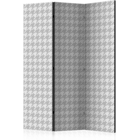 Paravent 3 Volets "Dogtooth Check" 135x172cm (1/2)