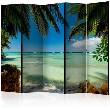 Paravent 5 Volets "Relaxing on the Beach" 172x225cm (1/2)