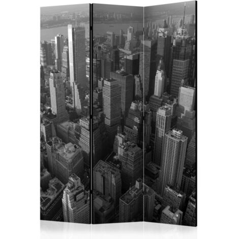Paravent 3 Volets "New York : Skyscrapers Bird's Eye View" 135x172cm (1/2)