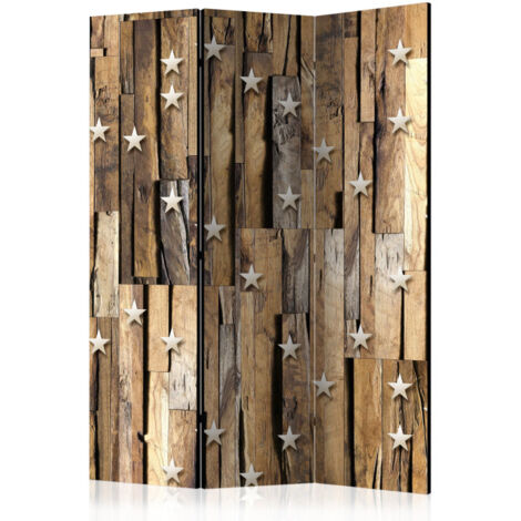 Paravent 3 Volets "Wooden Constellation" 135x172cm (1/2)