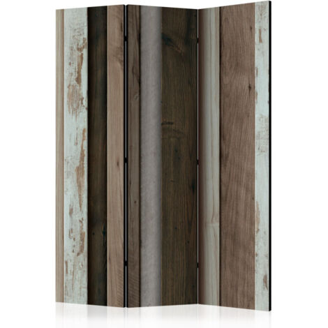 Paravent 3 Volets "Wooden Fan" 135x172cm (1/2)