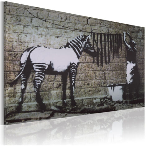Tableau Imprimé "Lavage - Banksy" 40x60cm (1/2)