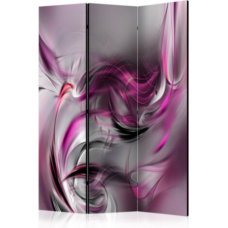 Paravent 3 Volets "Pink Swirls II" 135x172cm (1/2)