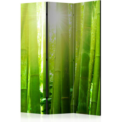 Paravent 3 Volets "Sun & Bamboo" 135x172cm (1/2)