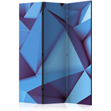 Paravent 3 Volets "Royal Blue" 135x172cm (1/2)