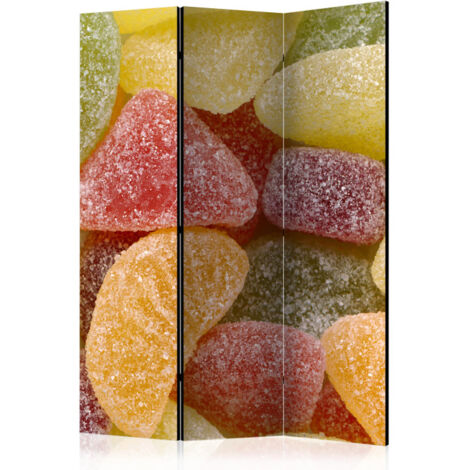 Paravent 3 Volets "Tasty Fruit Jellies" 135x172cm (1/2)