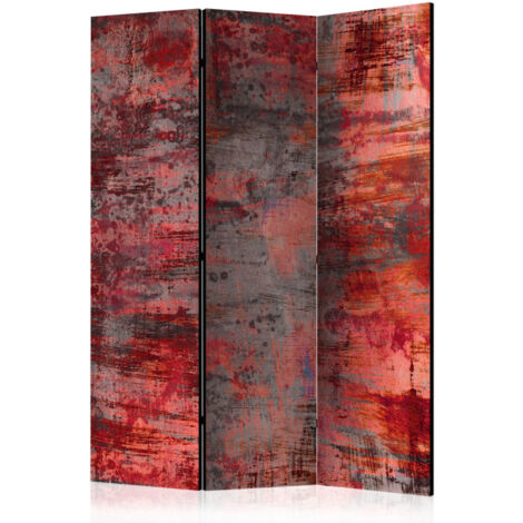 Paravent 3 Volets "Red Metal" 135x172cm (1/2)