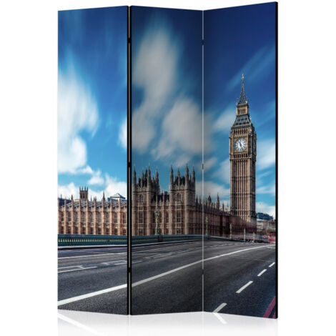 Paravent 3 Volets "Sunny London" 135x172cm (1/2)