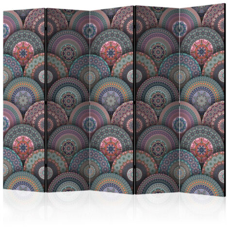 Paravent 5 Volets "Oriental Kaleidoscope" 172x225cm (1/2)