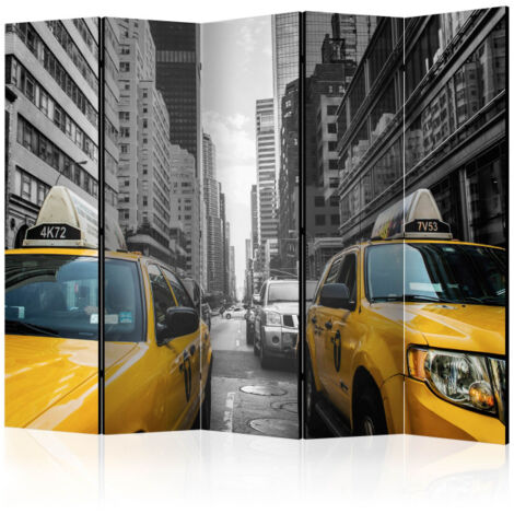 Paravent 5 Volets "New York Taxi" 172x225cm (1/2)