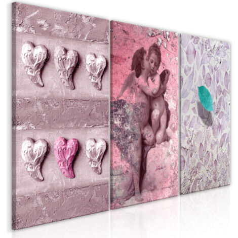 Tableau Imprimé "Love Story 3 Panneaux" 60x120cm (1/2)