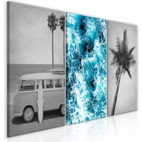 Tableau Imprimé "Holiday Memories 3 Panneaux" 60x120cm (1/2)