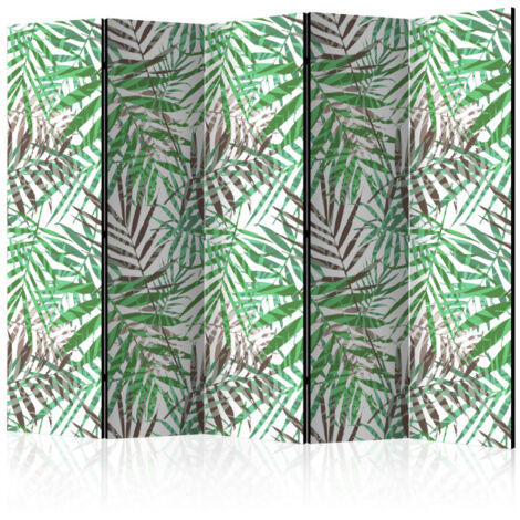 Paravent 5 Volets "Wild Leaves" 172x225cm (1/2)