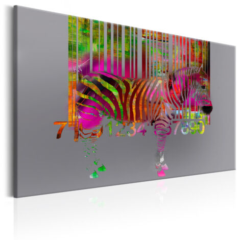 Tableau Imprimé "Code of Zebra" 40x60cm (1/2)