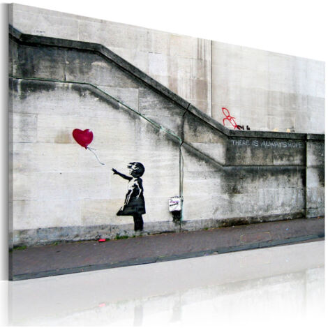 Tableau "Il Ya Toujours de l'espoir - Banksy" 40x60cm (1/2)