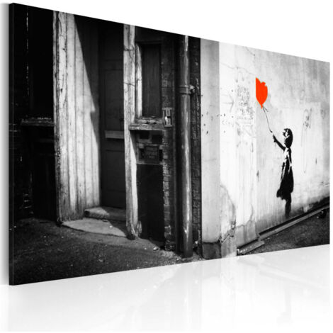 Tableau Imprimé "Fille avec Ballon - Banksy" 40x60cm (1/2)