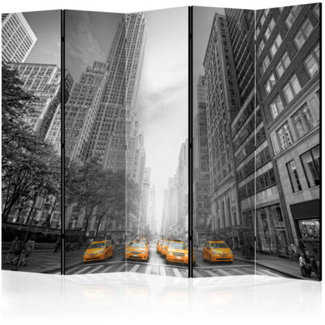 Paravent 5 Volets "New York Yellow Taxis" 172x225cm (1/2)