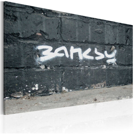 Tableau Imprimé "Banksy - Signature" 40x60cm (1/2)