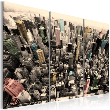 Tableau "Les Plus Hauts Immeubles de New York" 40x60cm (1/2)