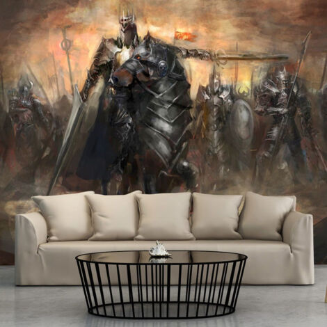 Papier Peint "Black Rider" 105 x 150 cm (1/2)