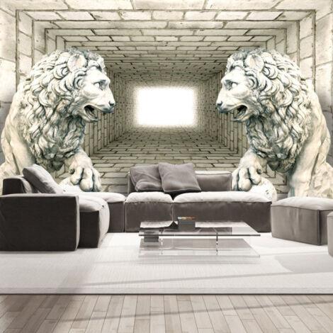 Papier Peint "Chamber of Lions" 70 x 100 cm (1/2)
