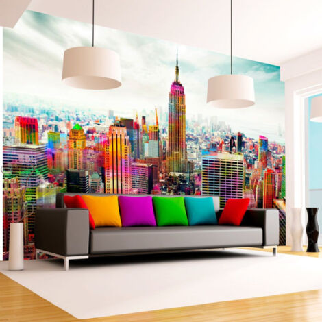 Papier Peint "Colors of New York City" 140 x 200 cm (1/2)