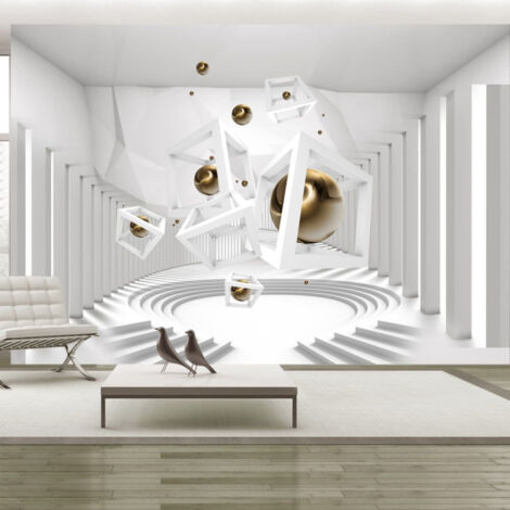Papier Peint "Geometrical Corridor" 105 x 150 cm (1/2)