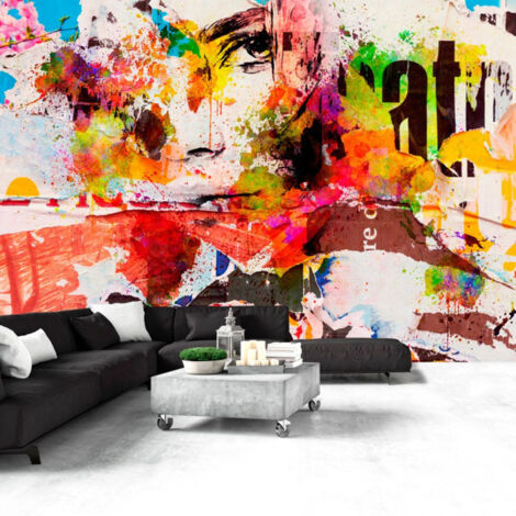 Papier Peint "City Collage" 70 x 100 cm (1/2)