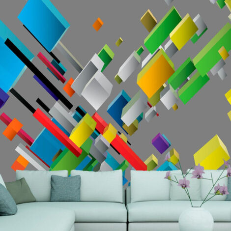 Papier Peint "Color Puzzle" 70 x 100 cm (1/2)