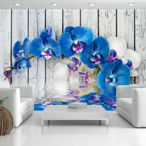 Papier Peint "Cobaltic Orchid" 70 x 100 cm (1/2)