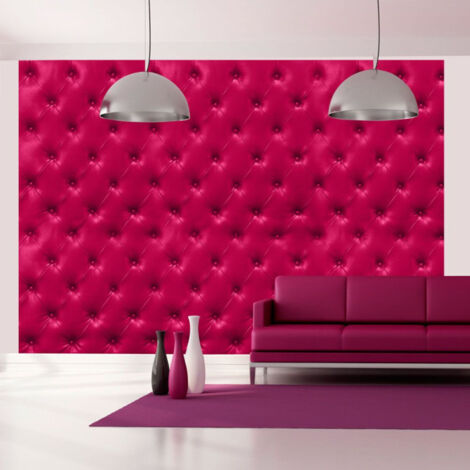 Papier Peint "Fuchsia Rhombuses" 70 x 100 cm (1/2)