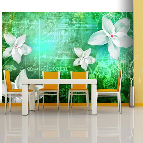 Papier Peint "Floral Notes III" 245 x 350 cm (1/2)
