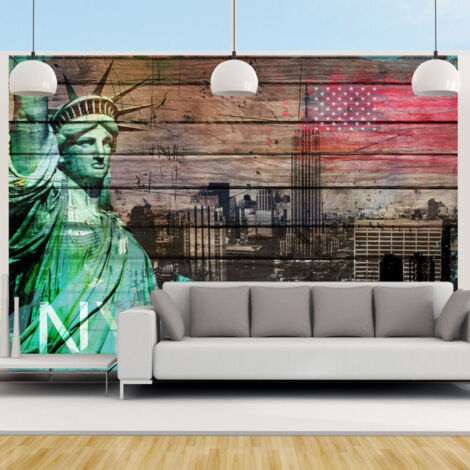 Papier Peint "NYC Symbols" 70 x 100 cm (1/2)