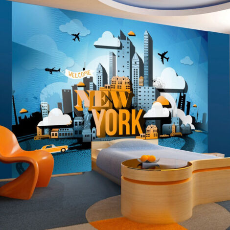 Papier Peint "New York Welcome" 70 x 100 cm (1/2)